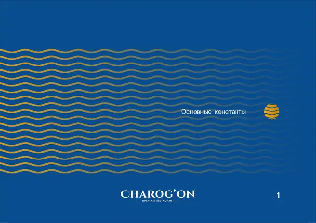 CHAROG’ON: руководство по фирменному стилю ресторана: логотип, паттерн, посуда, упаковка, форма