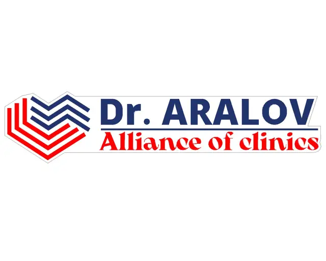 Dr. ARALOV Alliance of clinics: макет и чертёж вывески 2420×499 мм