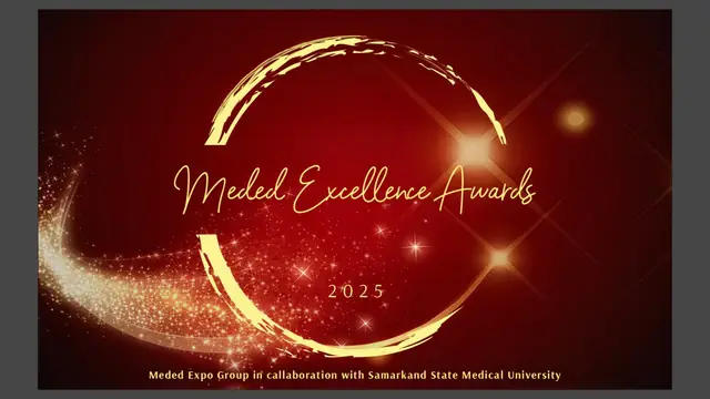 Макет Meded Excellence Awards: дизайн баннера церемонии награждения