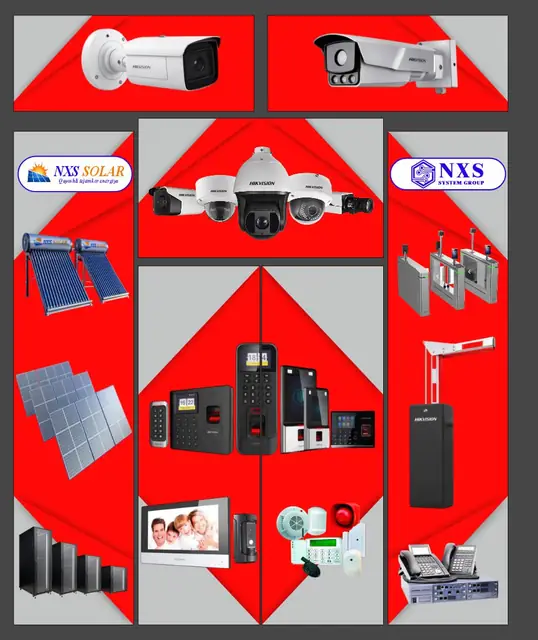 NXS SYSTEM GROUP: макет оформления стенда систем безопасности и рекламного баннера