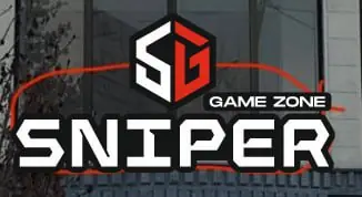 SNIPER GAME ZONE: визуализация вывески игрового клуба на фасаде и макет с размерами