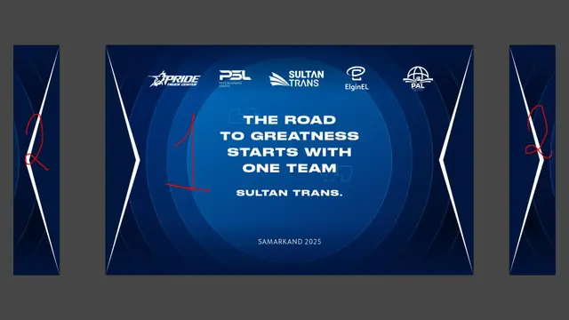 SULTAN TRANS: макеты пресс-волла и сцены для корпоративного мероприятия