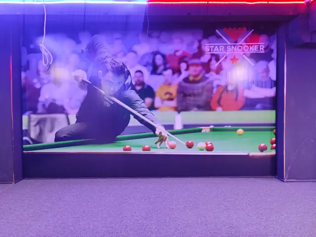STAR SNOOKER: интерьерная фотопечать на стене бильярдного клуба